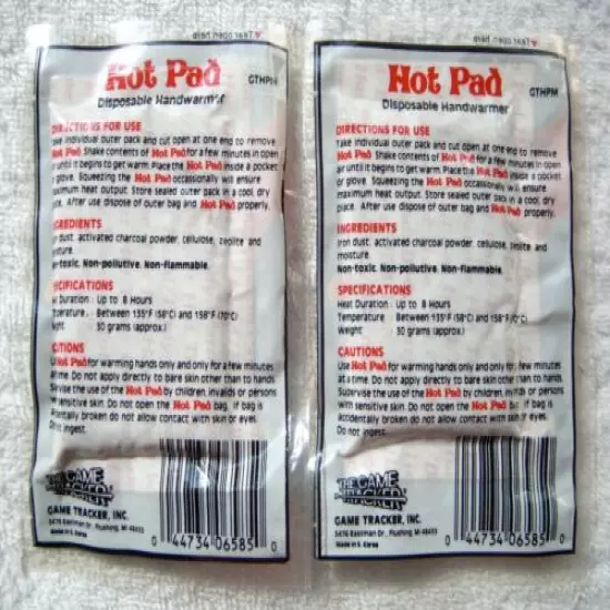 ( 2 ) HOT PAD HANDWARMERS