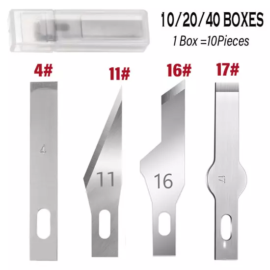 Muti Qty&#Models Blades Exacto Knife For x-Acto Hobby Tool Art Craft Replacement