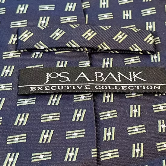 Jos. A. Bank Executive Collection, Blue, Imported 100% Silk, Made In China