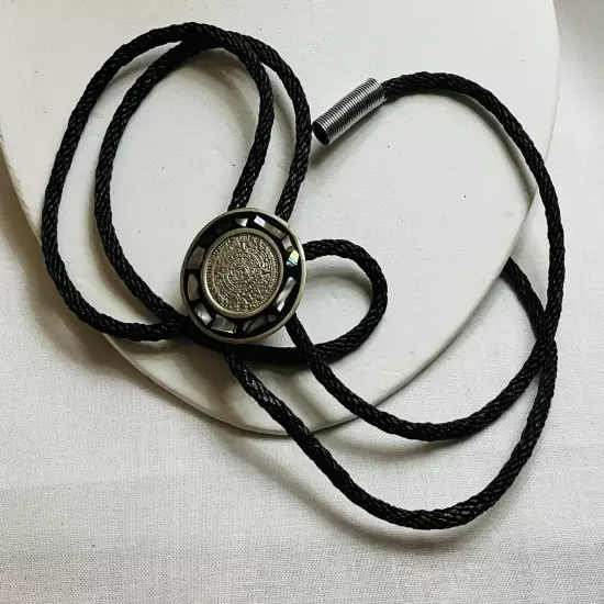 Vintage Silver Bolo Tie Mexico