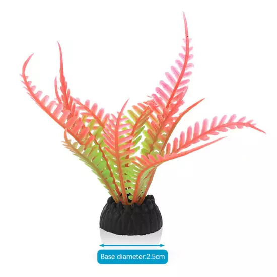 Aquarium Decorative Simulation Aquatic Plant Fish Tank Landscape Ornament Gra Sn