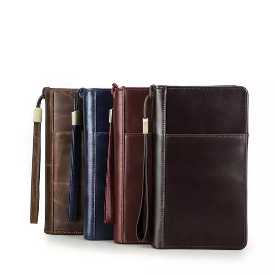  Men Passport Cover Travel Wallets ID Card Bag Organizer Document Pouch