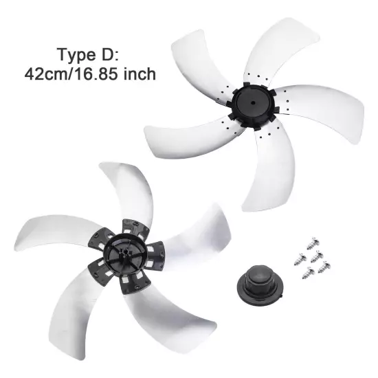 Silent Fan Blade Replacement Durable Compatible w/Standing Fans Table Fans