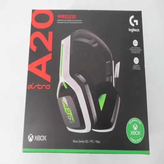 NEW -- Logitech Astro A20 Wireless Gaming Headset - Xbox Series X/S PC -- SEALED