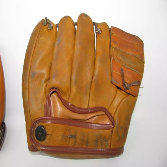 Lot 4 Vintage Baseball Gloves Royal, McKinnon, Rawlings G-250, Dubow 618