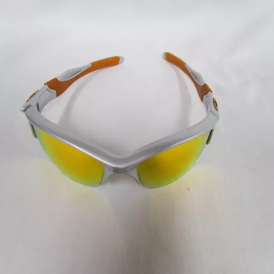 Oakley Half Jacket 2.0 Silver Orange/Fire Iridium with box made in USA