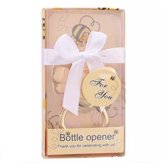 Pack of 48 Beer Bottle Openers for Baby Shower Favors/Souvenirs,Bee Theme Par...