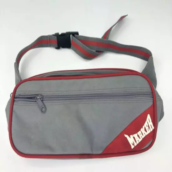 Marker Fanny Pack Belt Bag Waist Bag Gray Red a1o