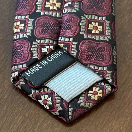 Pronto Uomo Couture 100% Silk Men’s Neck Tie Made In China