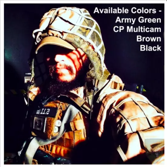 Snipers Hood Foundation Cloak Uniform Ghillie Suit Cape Yowie Army Military Camo