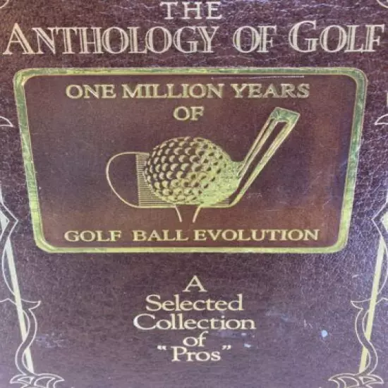 "The Anthology of Golf"Rock Ball 1 Million Year BC To1987 RARE-Funny Collection