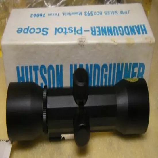 Vintage Hutson Hudson Handgunner Pistol Scope 1.75 Power NOS