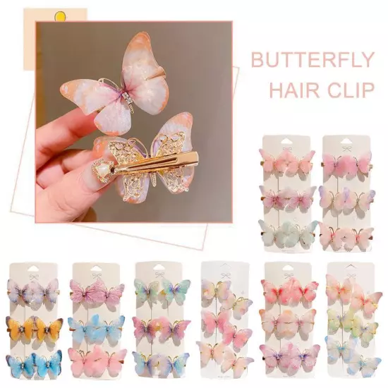 Butterfly Hair Clips Claw Barrettes Mini Jaw Clip Hairpin for Women G Prod