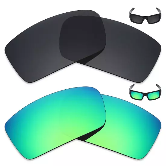 hdhut Anti-Scratch Polarized Replacement Lenses for-Oakley Gascan OO9014Sunglass