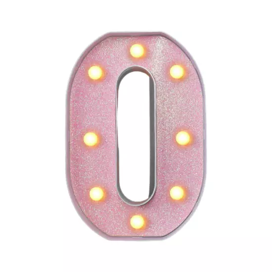 Led Light Up Letter,Pink Marquee LED Letter Lights 26 Alphabet,Lighted Letters A