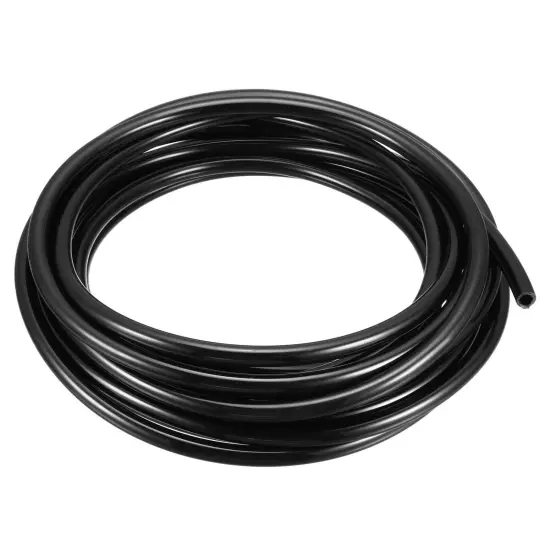 Air Pneumatic Polyurethane Tube PU Hose Pipe 18ft 5.5 Meter Black 8mm x 5mm