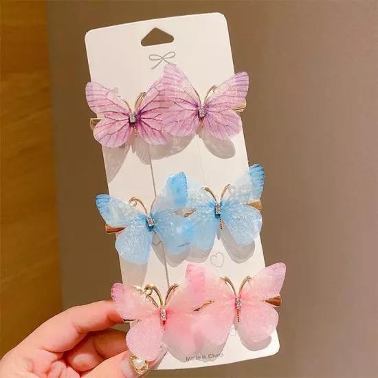 Butterfly Hair Clips Claw Barrettes Mini Jaw Clip Hairpin for Women G Prod