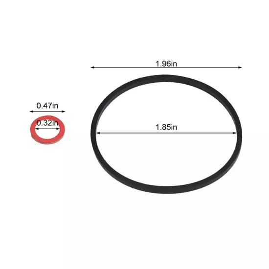 Gasket Kit 5 Pieces for Honda Carburator Bowls on Various Engine Models