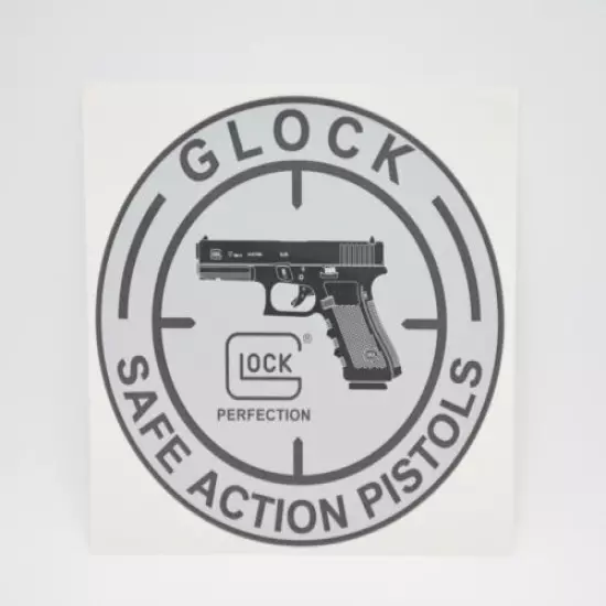 GLOCK PERFECTION FACTORY LOGO STICKER 17 19 22 23 26 27 35 43 43 44 45 48 GEN 4