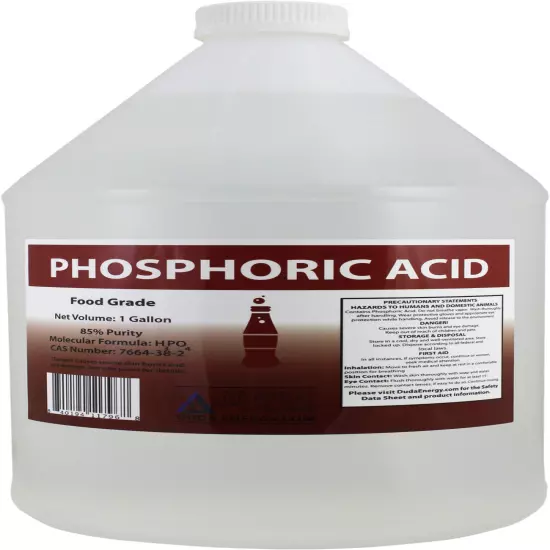 Food Grade Phosphoric Acid, 85% Concentration