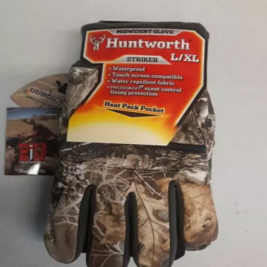 Huntworth camo gloves