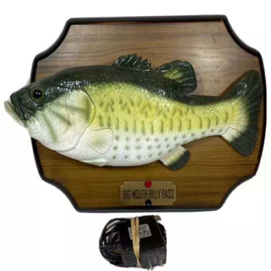 1999 Gemmy Big Mouth Billy Bass Singing Fish Take Me to the River & Dont Worry