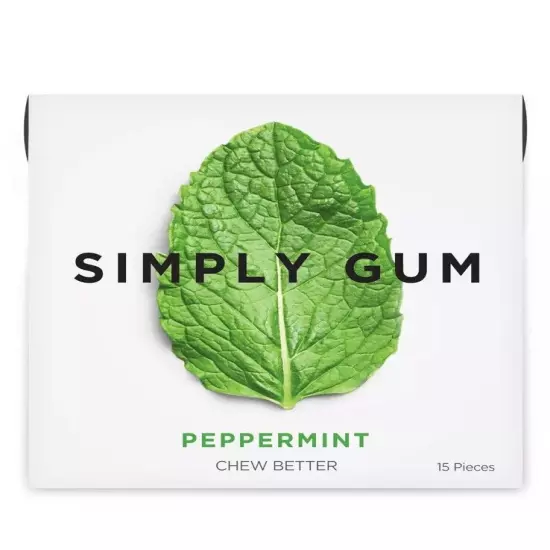 Simply Gum, Peppermint, 3 Box’s