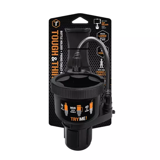 Toughtested TT-4S-TNT Smartphone/Tablet Tough Big Mouth Cupholder Mount