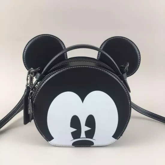 COACH Disney X COACH Mickey Mouse Ear Bag Crossbody Black CM194 outlet