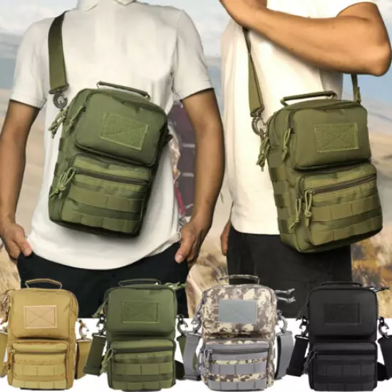 Outdoor Backpack Handbang Tactical Molle Shoulder Bag Chest Bag Traveling Pack