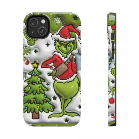 Grinch Tough Phone Cases Samsung S20 S21 S22 S23 Iphone 15 14 13 12 11