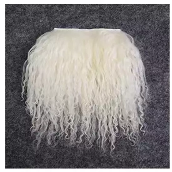 2x4" Tibetan Lamb Mohair for Doll Wigs Mongolian Curly Fur Hair Reroot Doll Hair