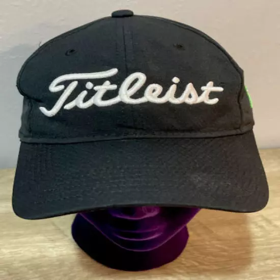 Titleist TD or 'Tour Driven' Trucker Baseball Hat Cap Black White Green RARE