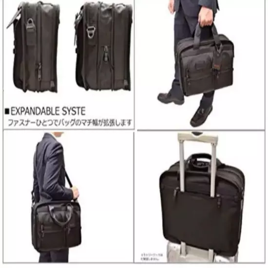 Tumi Business Bag 2Way 2 Compartments A4/Pc Can Be Stored Separately