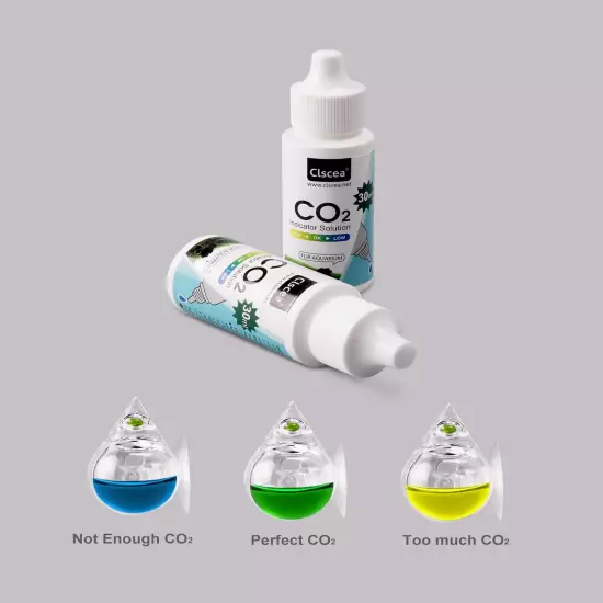 CO2 Indicator Solution Drop Checker Solution for Aquarium 60Ml