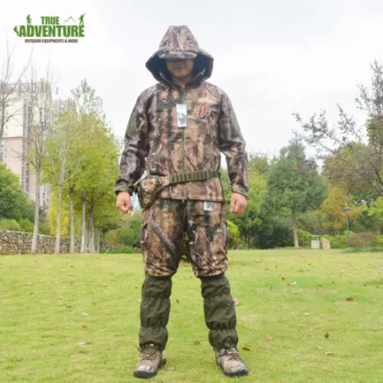 True Adventure Outdoor Bionic Camouflage Warm Breathable Hunting Suit Jkt+pants 