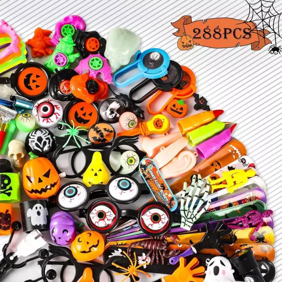 288 PCS Halloween Party Favors Toys Assortment for White Or Gray] See more 