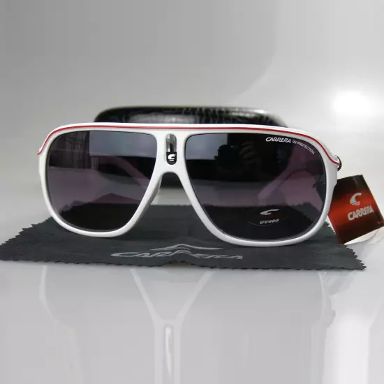 Men Women Retro Sunglasses Unisex Square Bright Black Frame Carrera Glasses C19