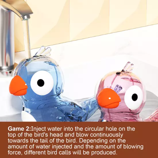 Bird Water Whistle Bird Call Toy Interesting Creative Cartoon Warbling