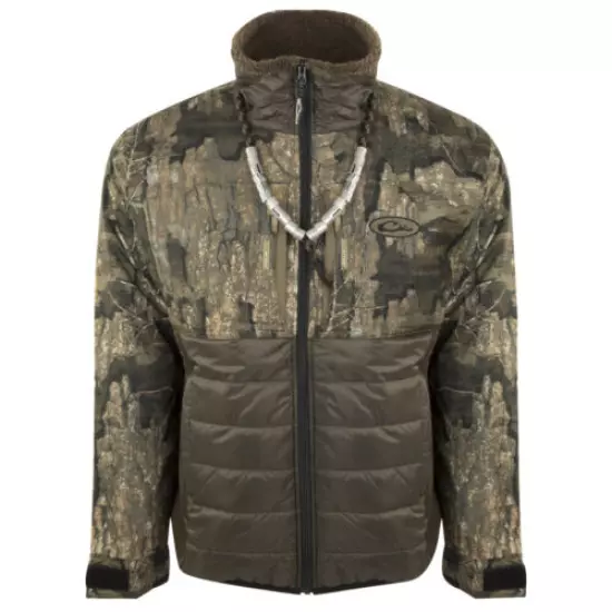 DRAKE LST Guardian Flex Double Down Eqwader Full Zip Realtree Timber Jacket