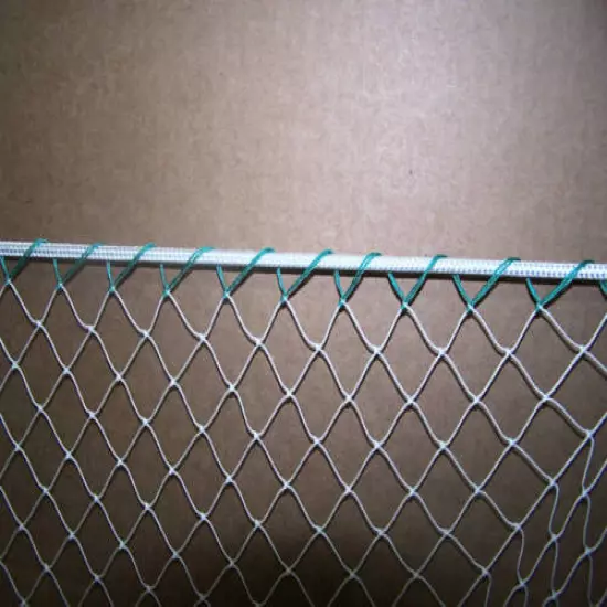 75' x 10' GOLF BARRIER NYLON NET WITH 5/16' TOP ROPE BORDER 1" - #7