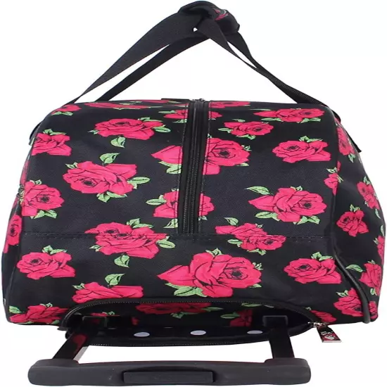 Betsey Johnson Unisex Carry-On Luggage Collection 2 - Roller Duffle Bag