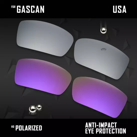 Anti Scratch Polarized Replacement Lenses for-Oakley Gascan OO9014 Options