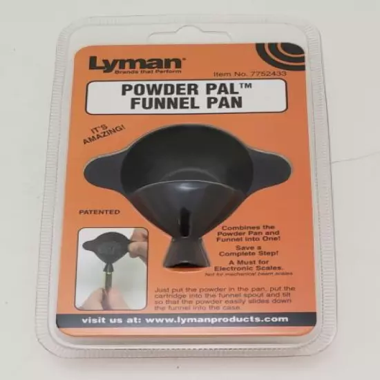 Lyman #7752433 Powder Pal Funnel Pan for Precision Reloading w/ Electronic Scale