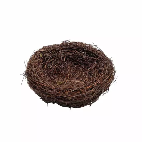 6/20CM Woven Rattan Bird's Nest Crafts Handmade Dry Natural Bird Nest for-Garden