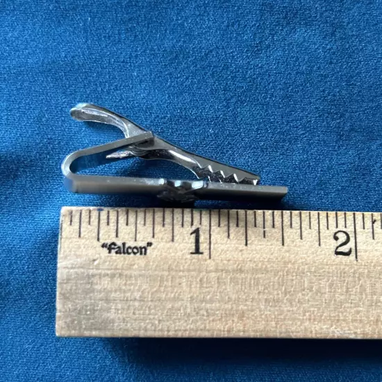 Vintage Sterling Military Tie Clip