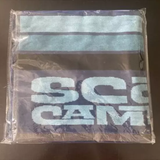 SCOTTY CAMERON GALLERY Surf Stripe Players Towel Golf 39 x 17 Blue NWT