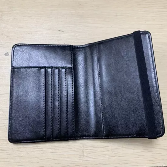 Slim Leather Travel Passport Wallet Holder Blocking 