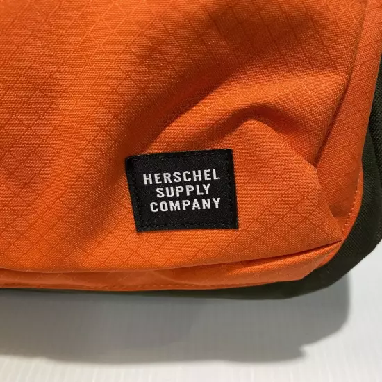 Herschel Harrison Laptop Tablet Organizr Backpack Forest Night/Vermillion Orange