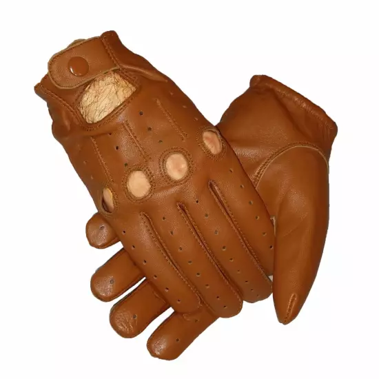 Genuine Leather Driving Gloves 